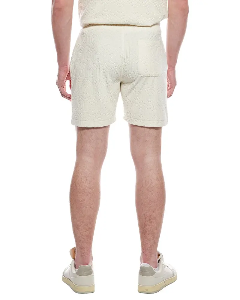 Weatherproof Vintage Geometric Terry Drawstring Short 3