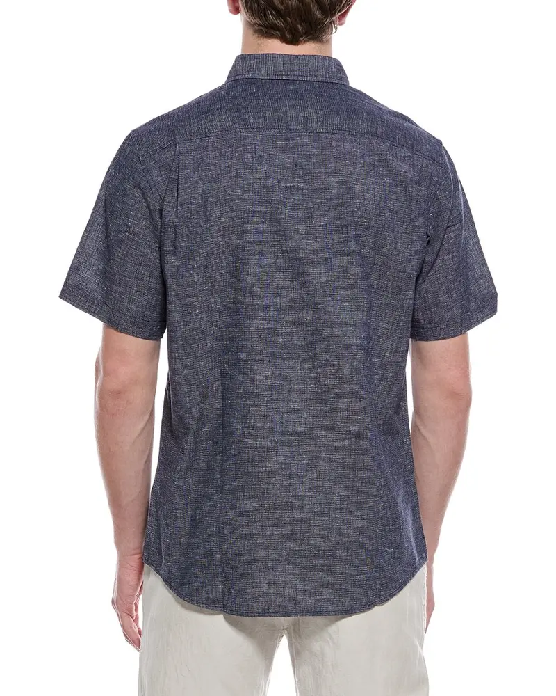 Weatherproof Vintage Linen-Blend Mixy Solid Shirt 2