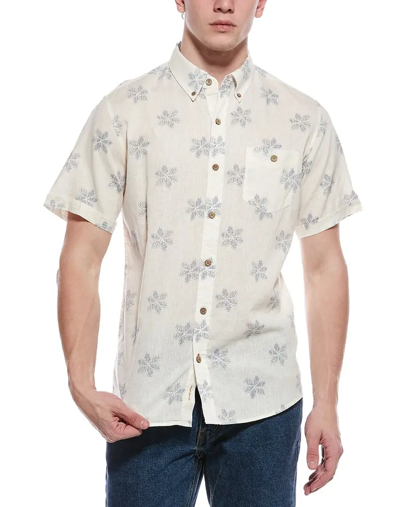 Weatherproof Vintage Linen-Blend Shirt 1