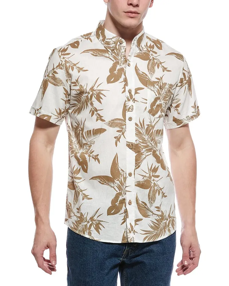 Weatherproof Vintage Linen-Blend Shirt 1