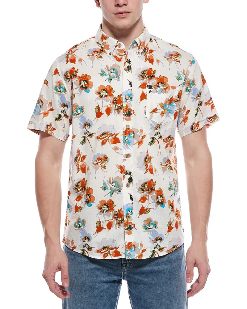 Weatherproof Vintage Linen-Blend Shirt 1