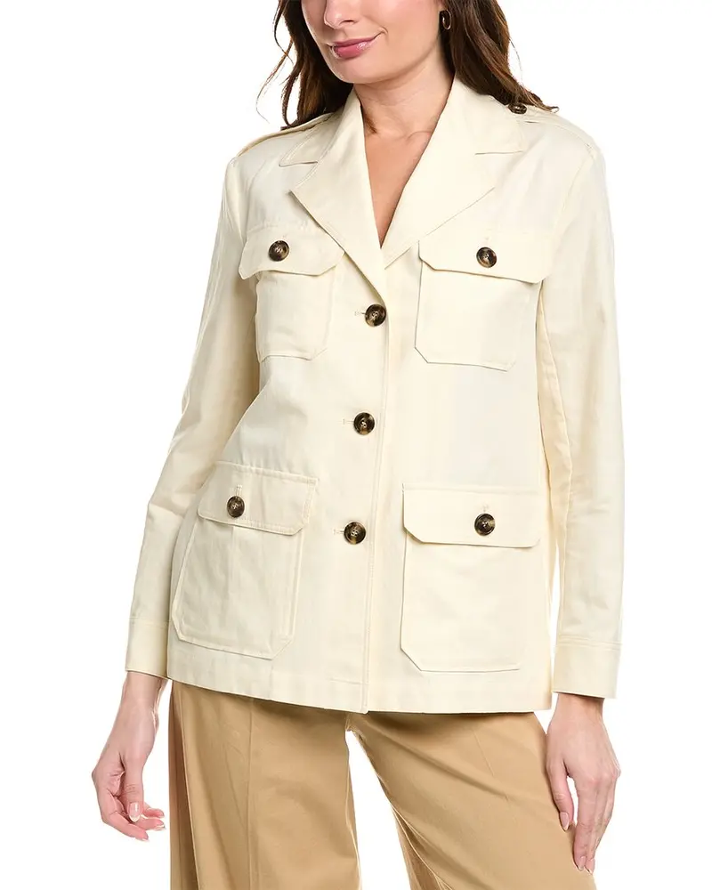 Weekend Max Mara Bacca Linen-Blend Jacket 1
