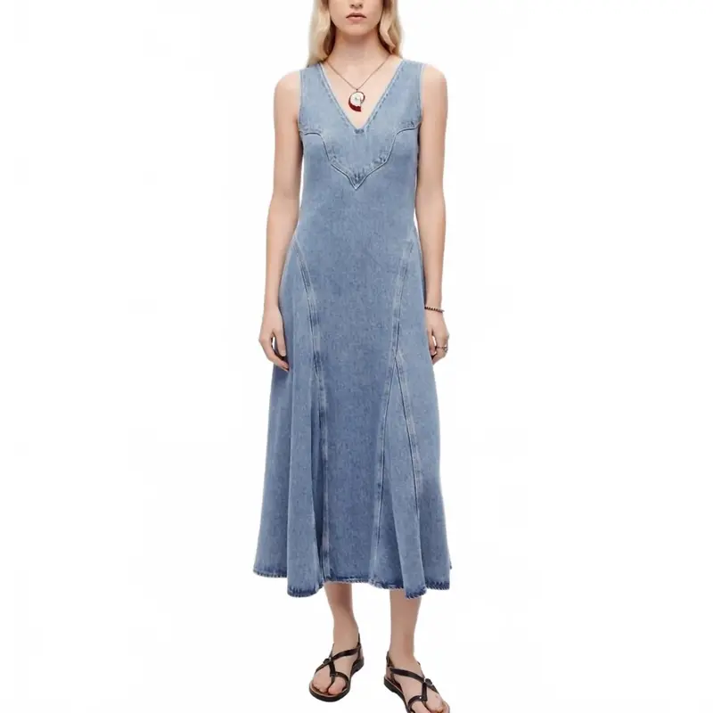 Western Denim Dress In Mojave 1