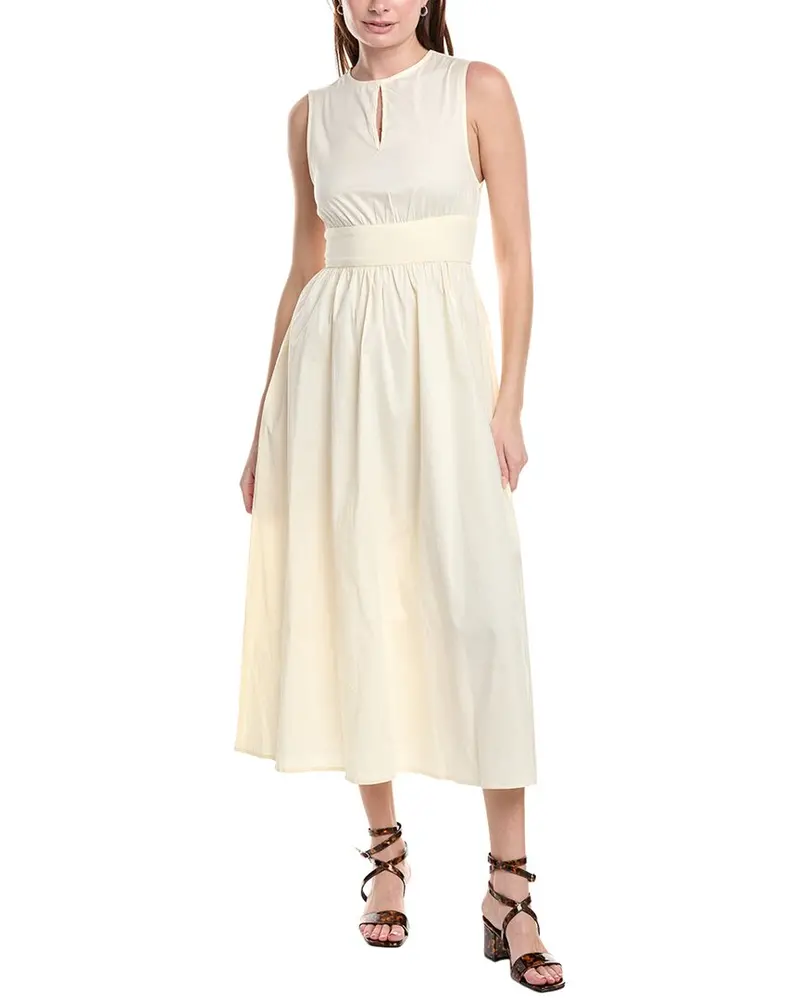 Weworewhat Keyhole Midi Dress 1