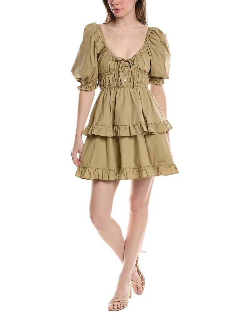 Weworewhat Puff Sleeve Mini Dress 1
