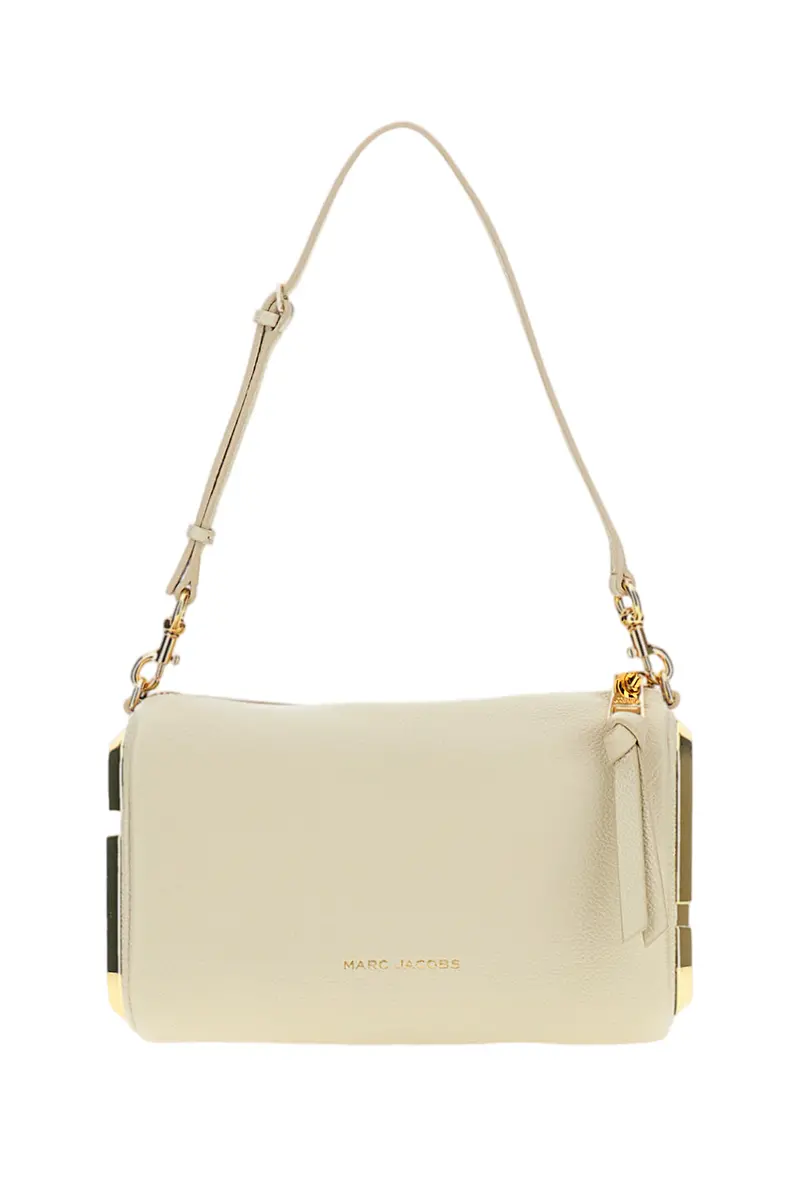 White Snapshot Leather Shoulder Bag 1