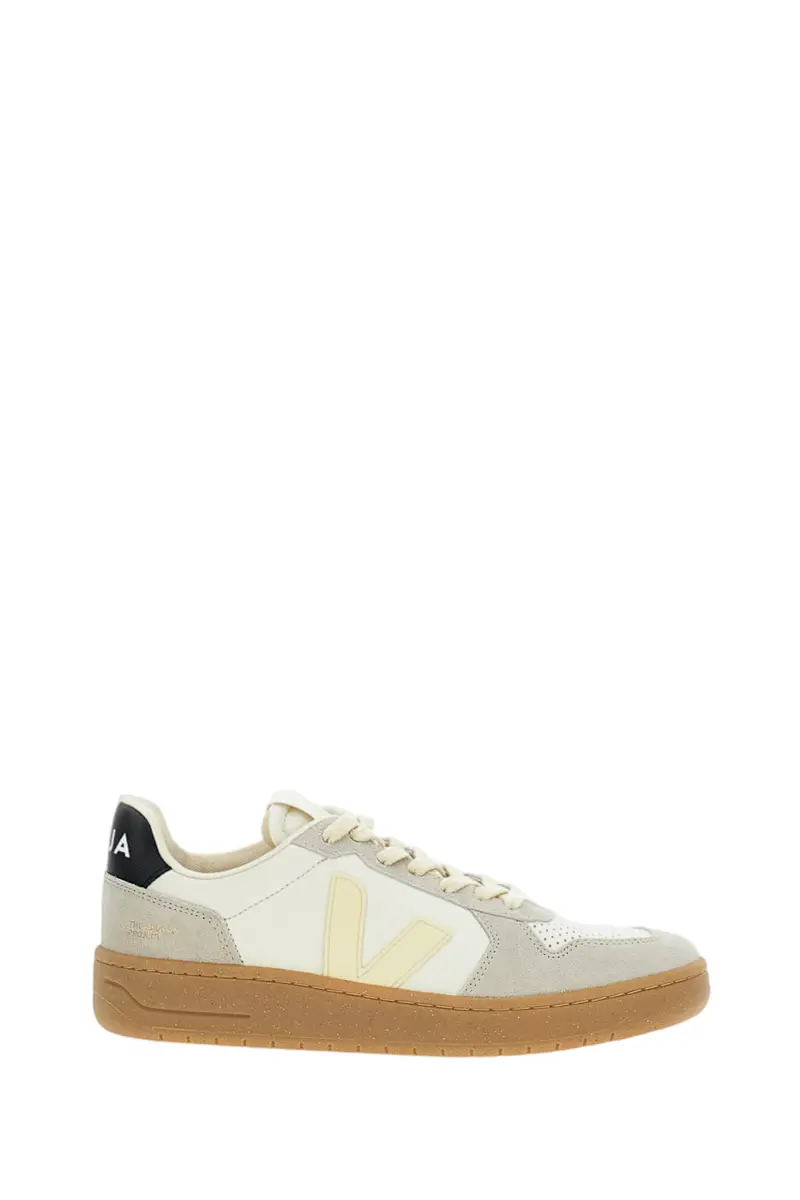 White V82 Leather Sneakers 1