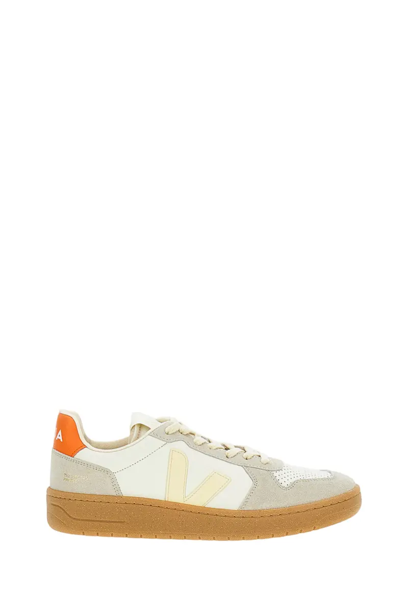 White V82 Leather Sneakers 1