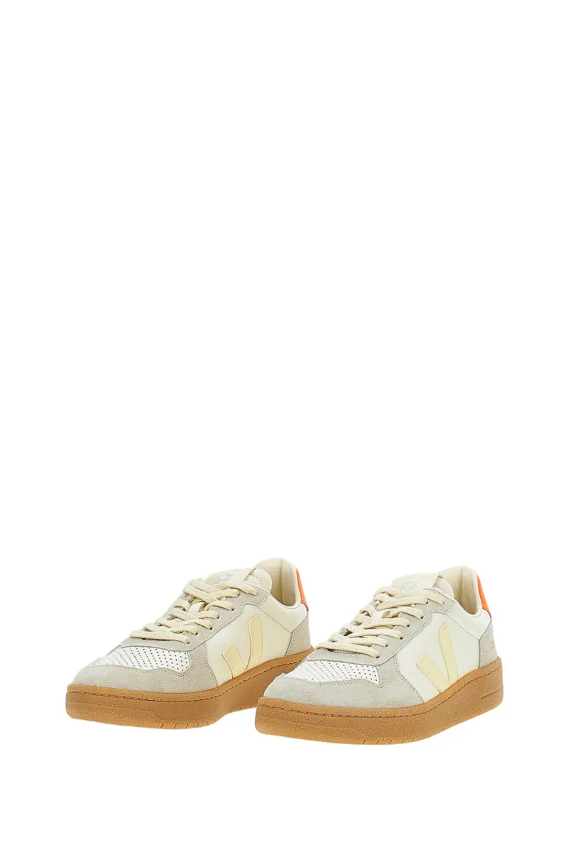 White V82 Leather Sneakers 2