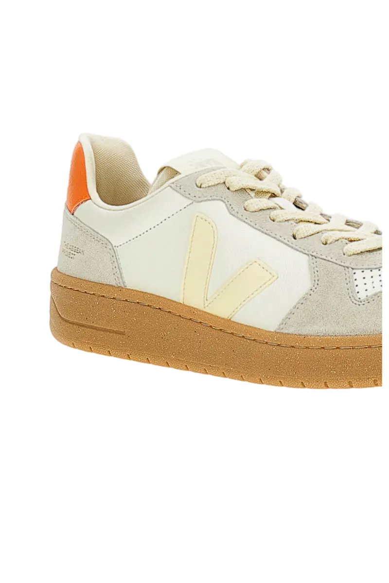 White V82 Leather Sneakers 4
