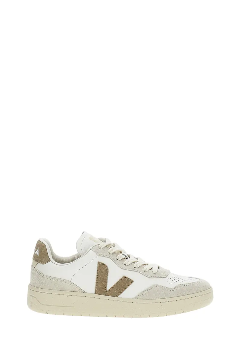 White V90 Leather Sneakers 1