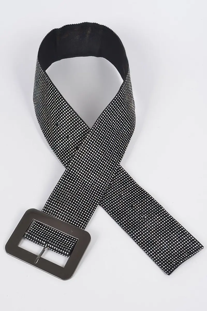 Wide Rhinestone Belt 1