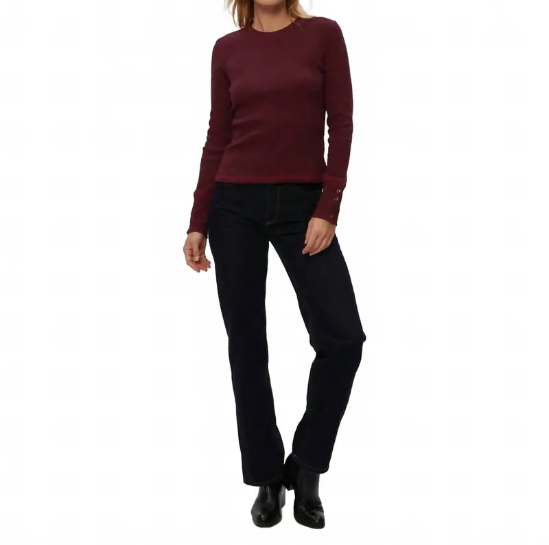 Willa Thermal Top In Velvet 1