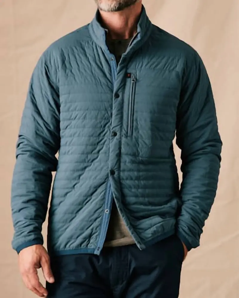Windzip Casual Jacket In Gas Blue 1