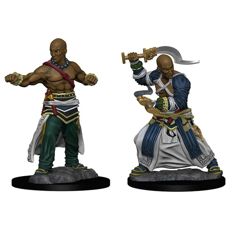 Wizkids  Pathfinder Deep Cuts Human Male Monk W1 Miniature 1