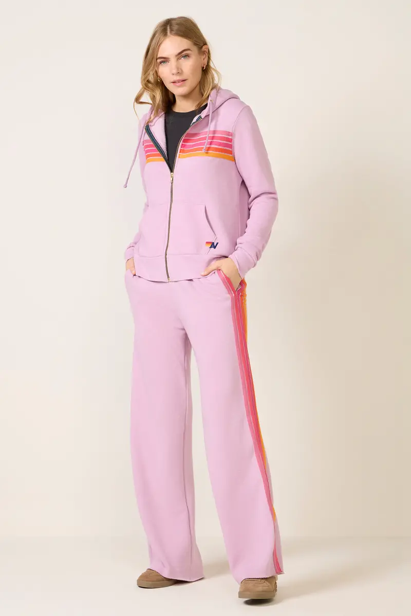 Women's 5 Stripe Zip Hoodie 1
