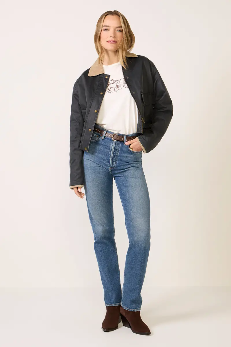 Women's 90S Pinch Waist Crop Jeans 1
