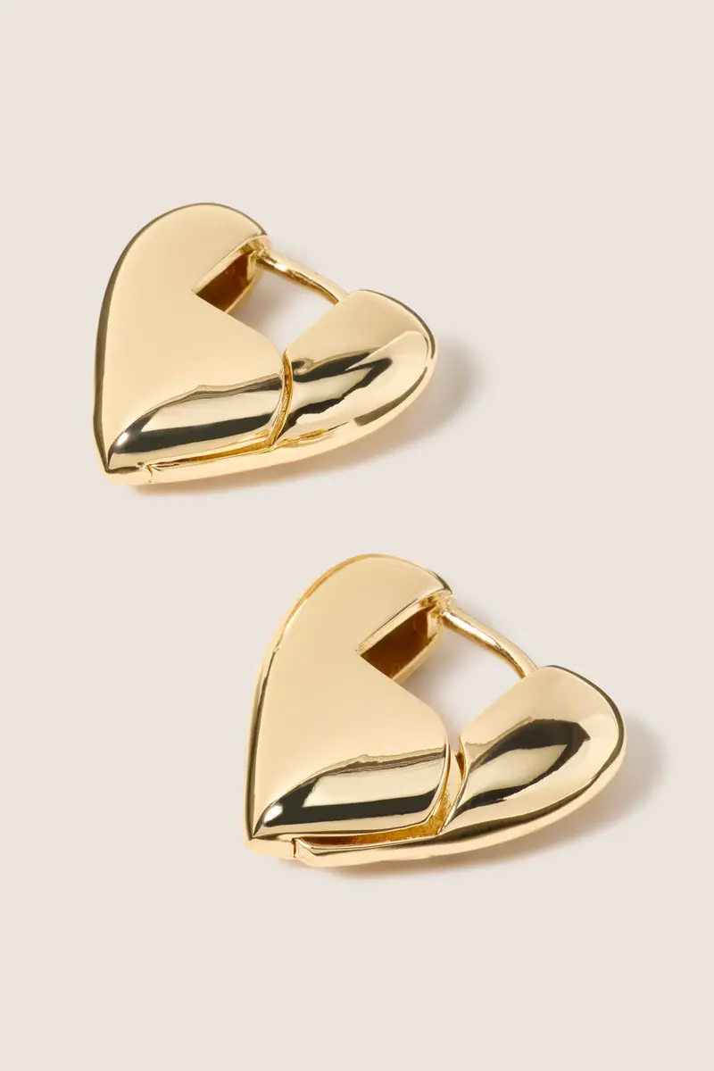 Women's Adele Puffy Heart Earrings 1