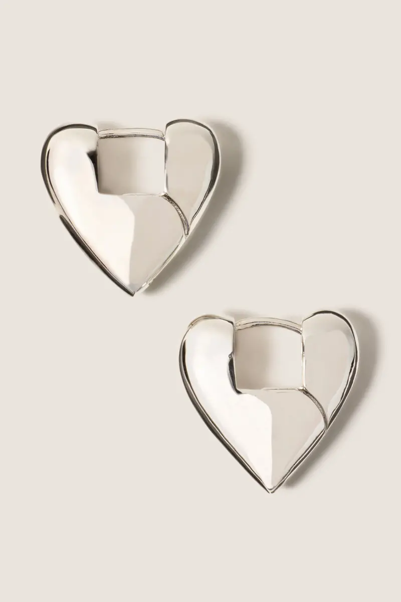 Women's Adele Puffy Heart Earrings 1