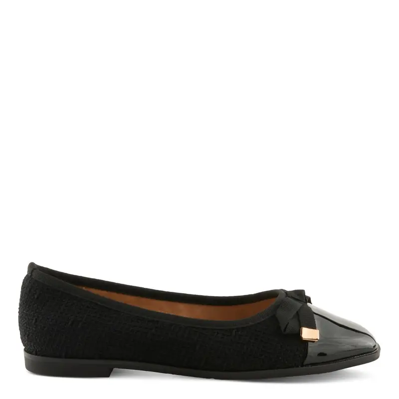 Women's Ainosa Ballet Flat Shoes In Black 1