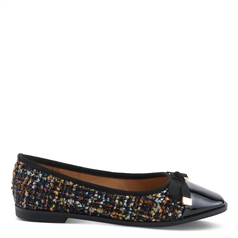 Women's Ainosa Ballet Flat Shoes In Black Multi 1