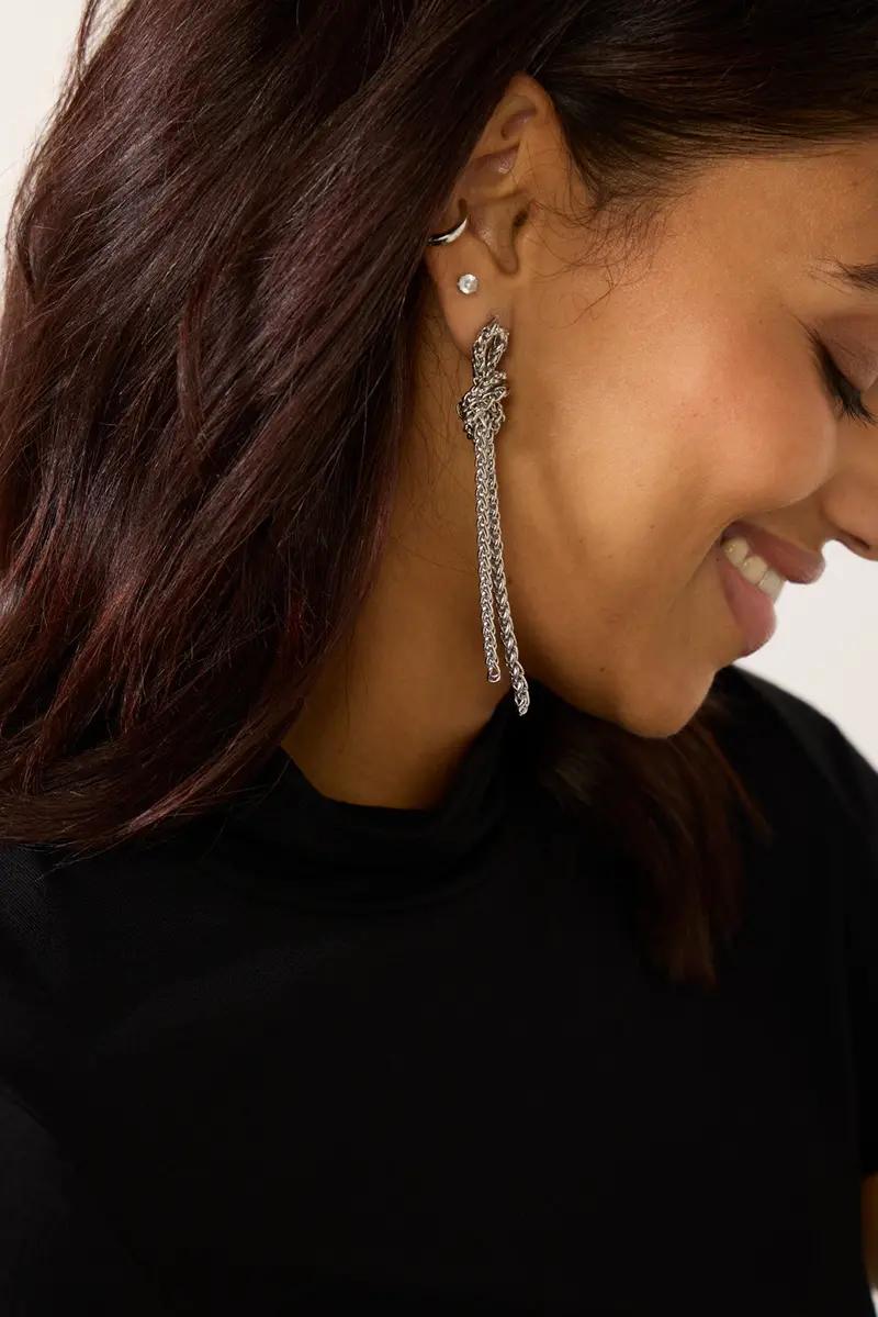 Women's Alessia Knotted Earring 1