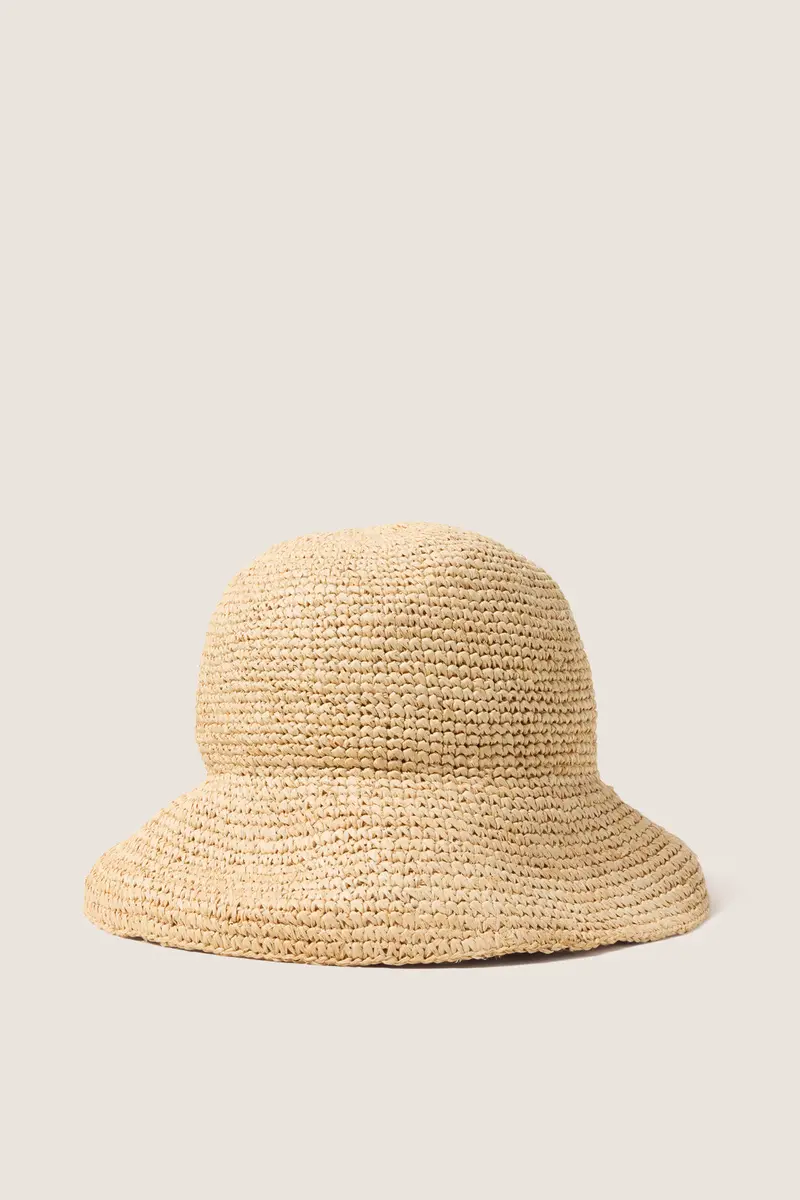 Women's Alfie Raffia Bucket Hat 1