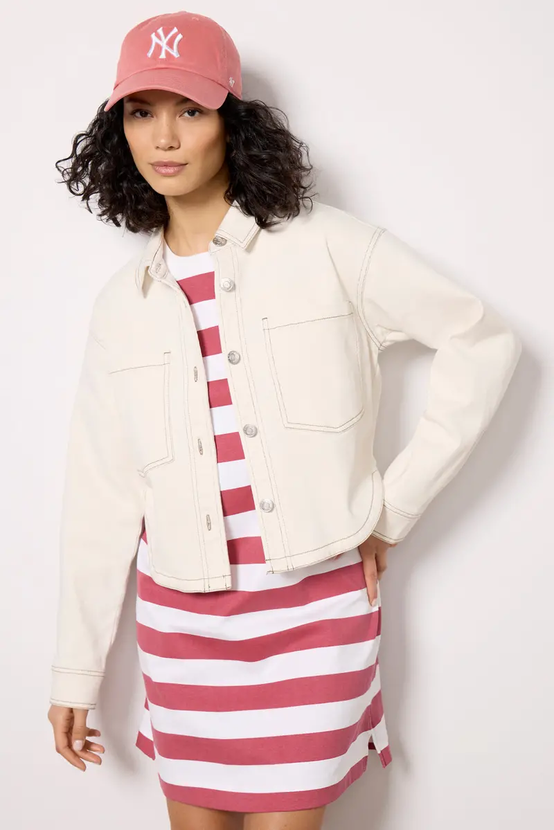 Women's All Day Cropped Twill Jacket 1