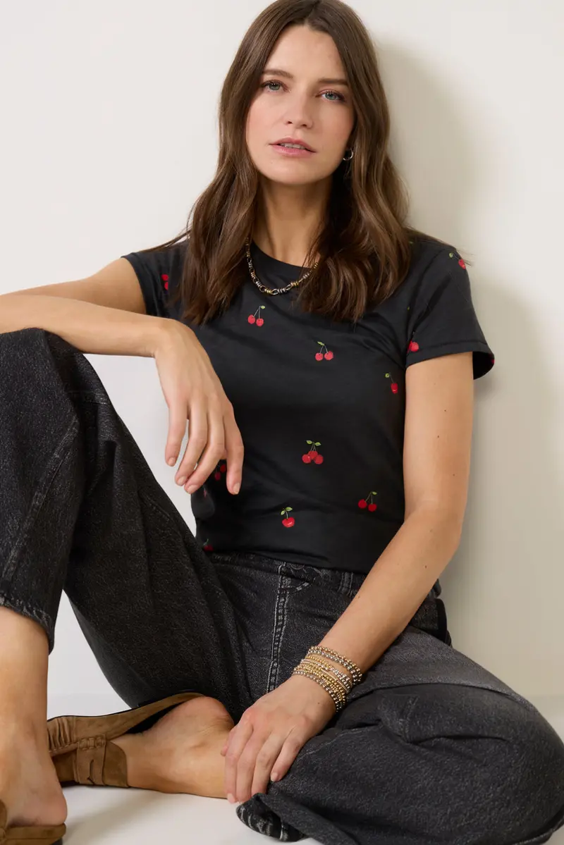 Women's All Over Cherry T-Shirt 1