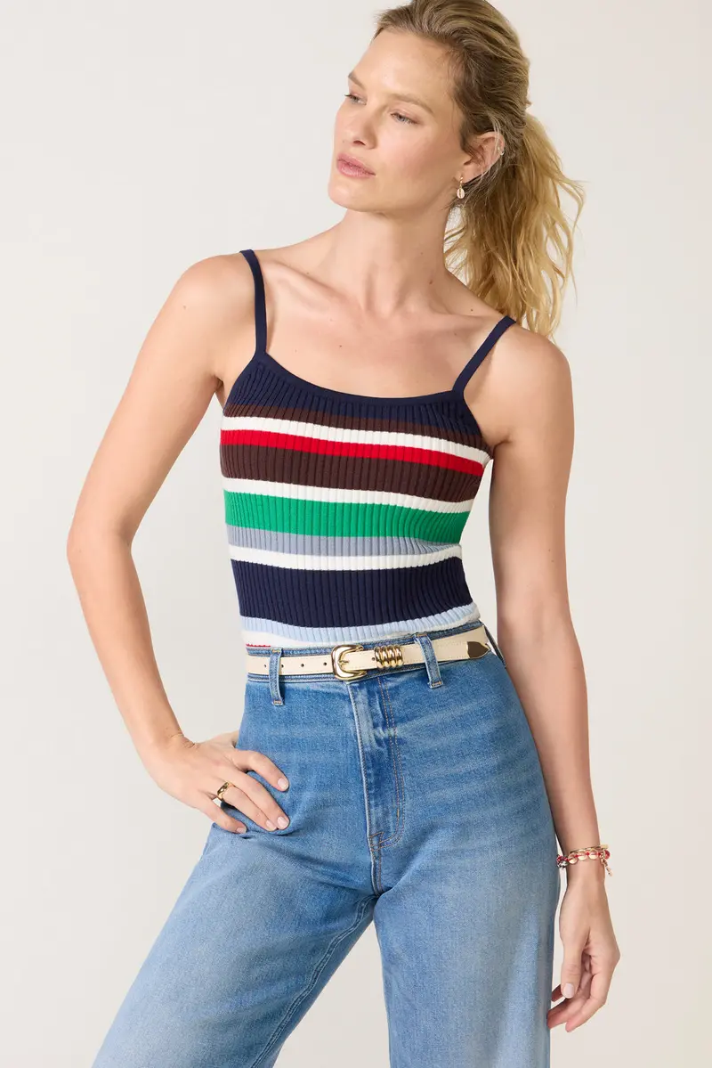 Women's Alyssa Stripe Twin Set Tank Top 1