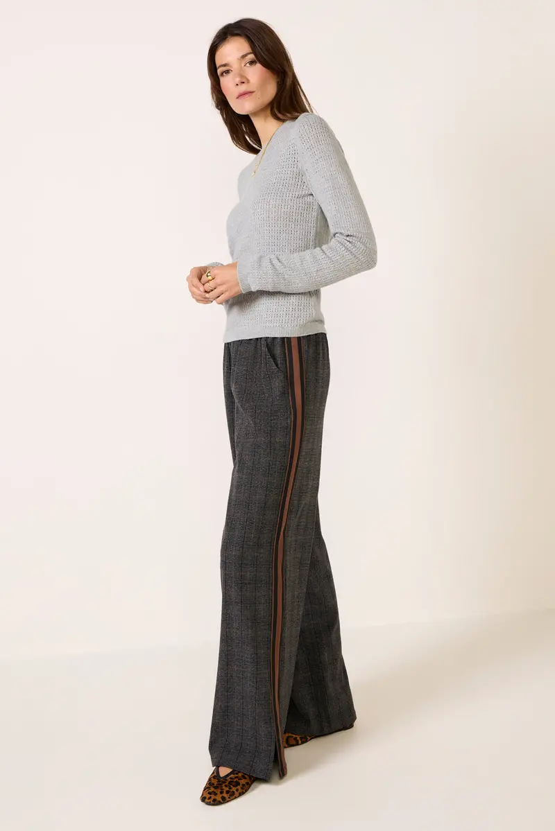 Women's Amanda Pointelle Sweater Top 1