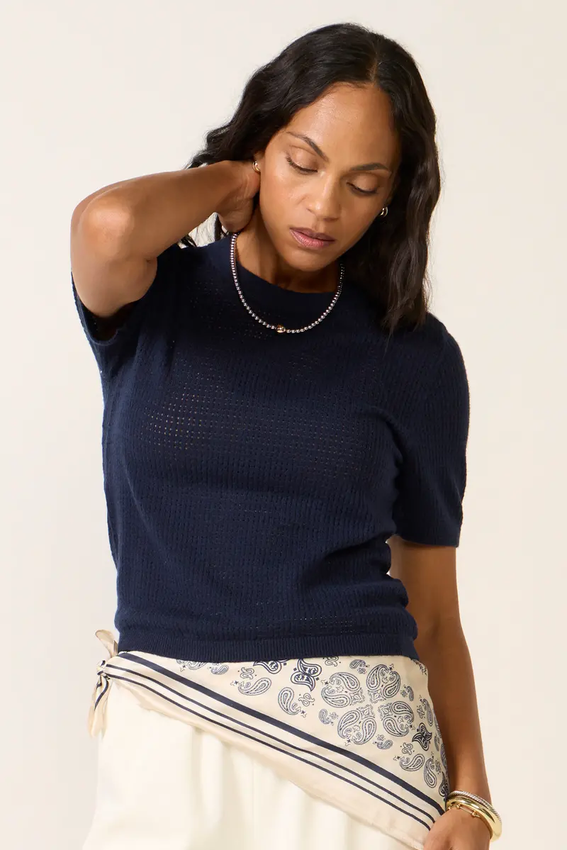 Women's Amanda Pointelle T-Shirt 1
