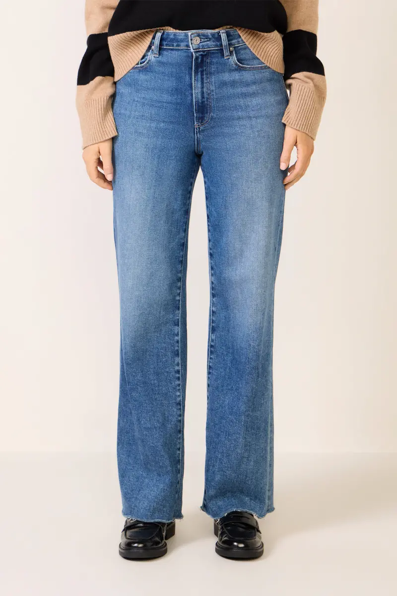 Women's Anessa 31' W Raw Hem Wide Leg Jean 5