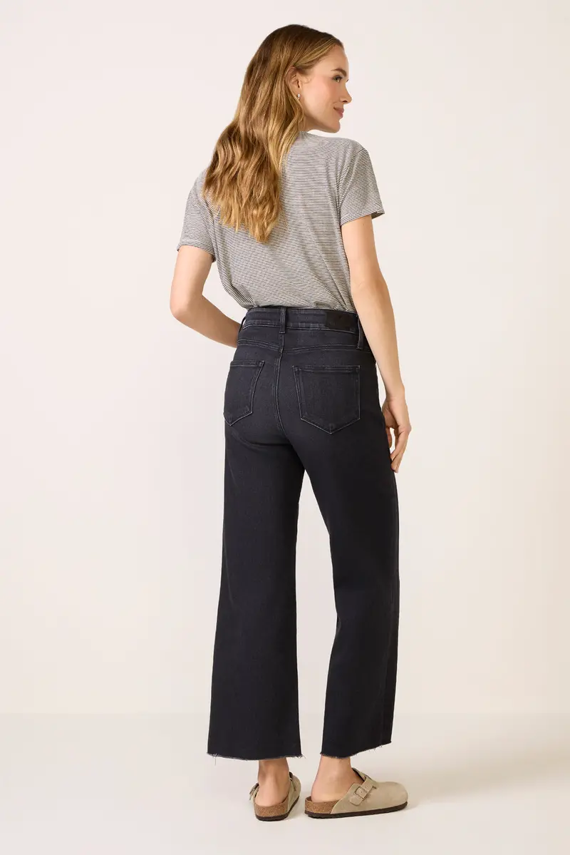 Women's Anessa W Twisted Outseam Panel Wide Leg Jean 4