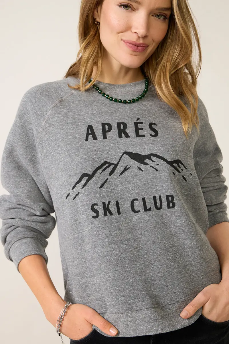 Women's Après Ski Fleece Crew Sweatshirt 1