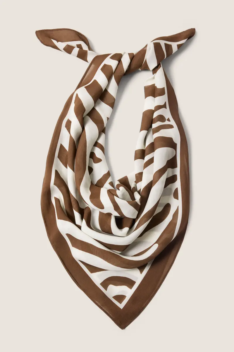 Women's Aria Zebra Bandana 1