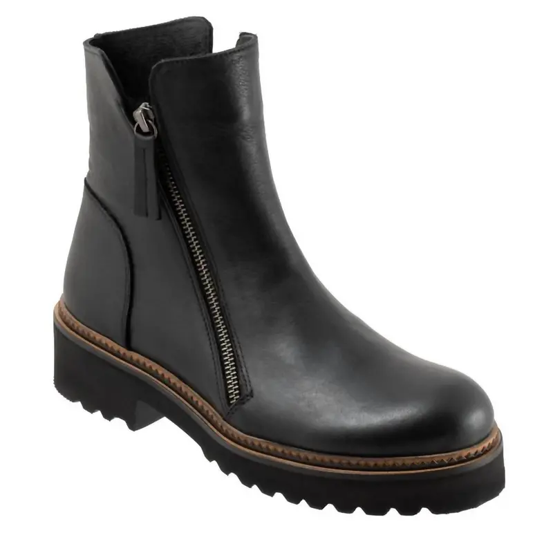 Women's Ariana Ankle Boots In Black 1