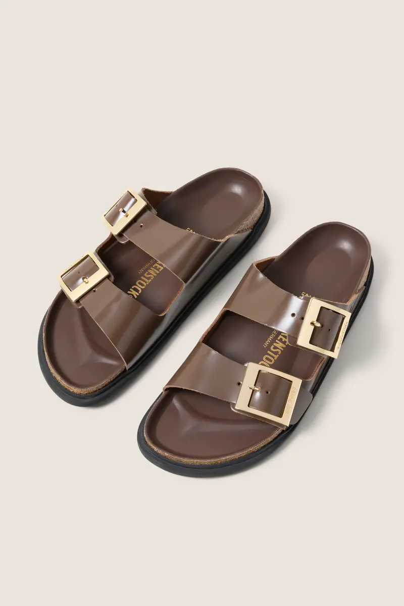 Women's Arizona Droplet Buckle High Shine Sandals 1
