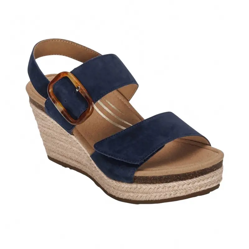 Women's Ashley Arch Support Wedge Sandals In Navy 1