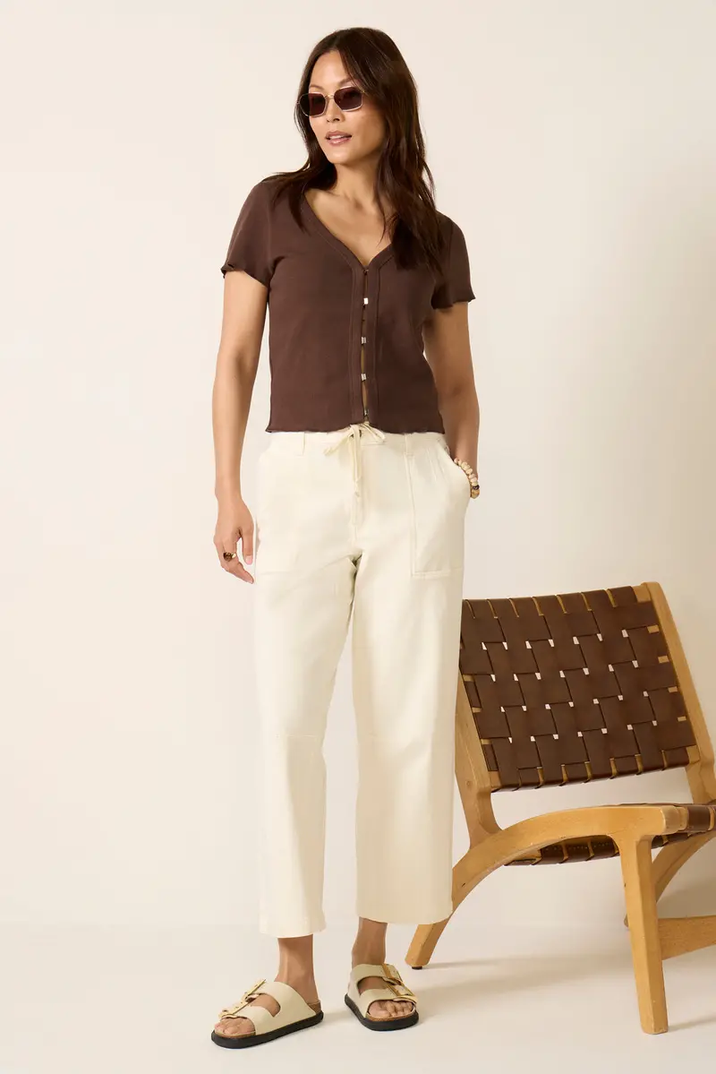 Women's Ashton With Front Tie Pants 1