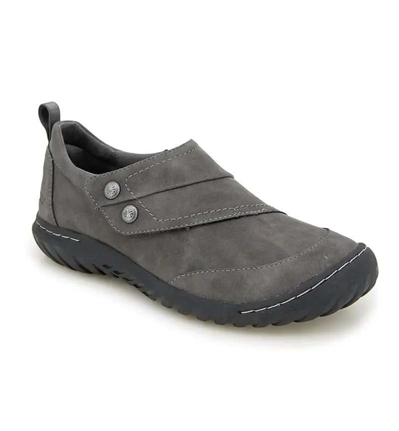 Women's Audrey Mary Jane Flat In Grey 1