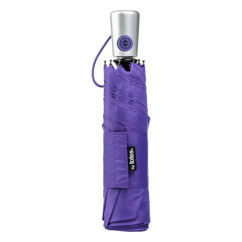 Women's Automatic Open Folding Umbrella In Purple 1