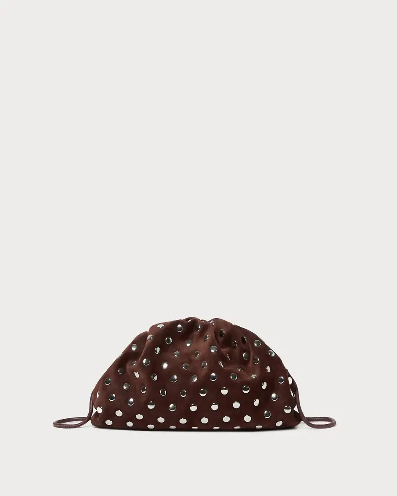 Women's Bailey Pleated Clutch In Espresso 1
