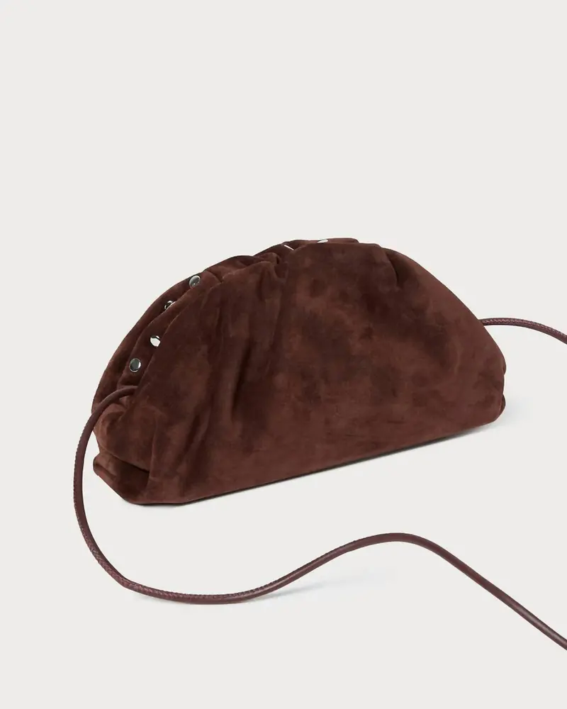 Women's Bailey Pleated Clutch In Espresso 2