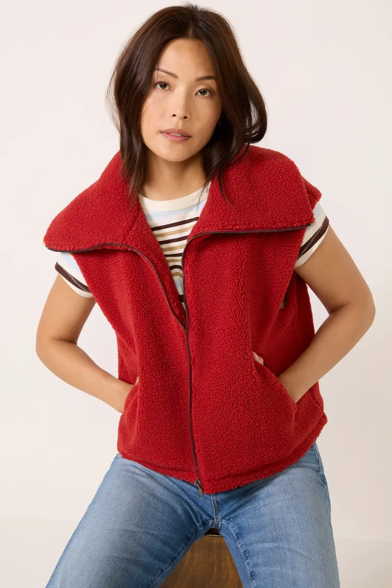 Women's Baylor Sherpa Vest 1
