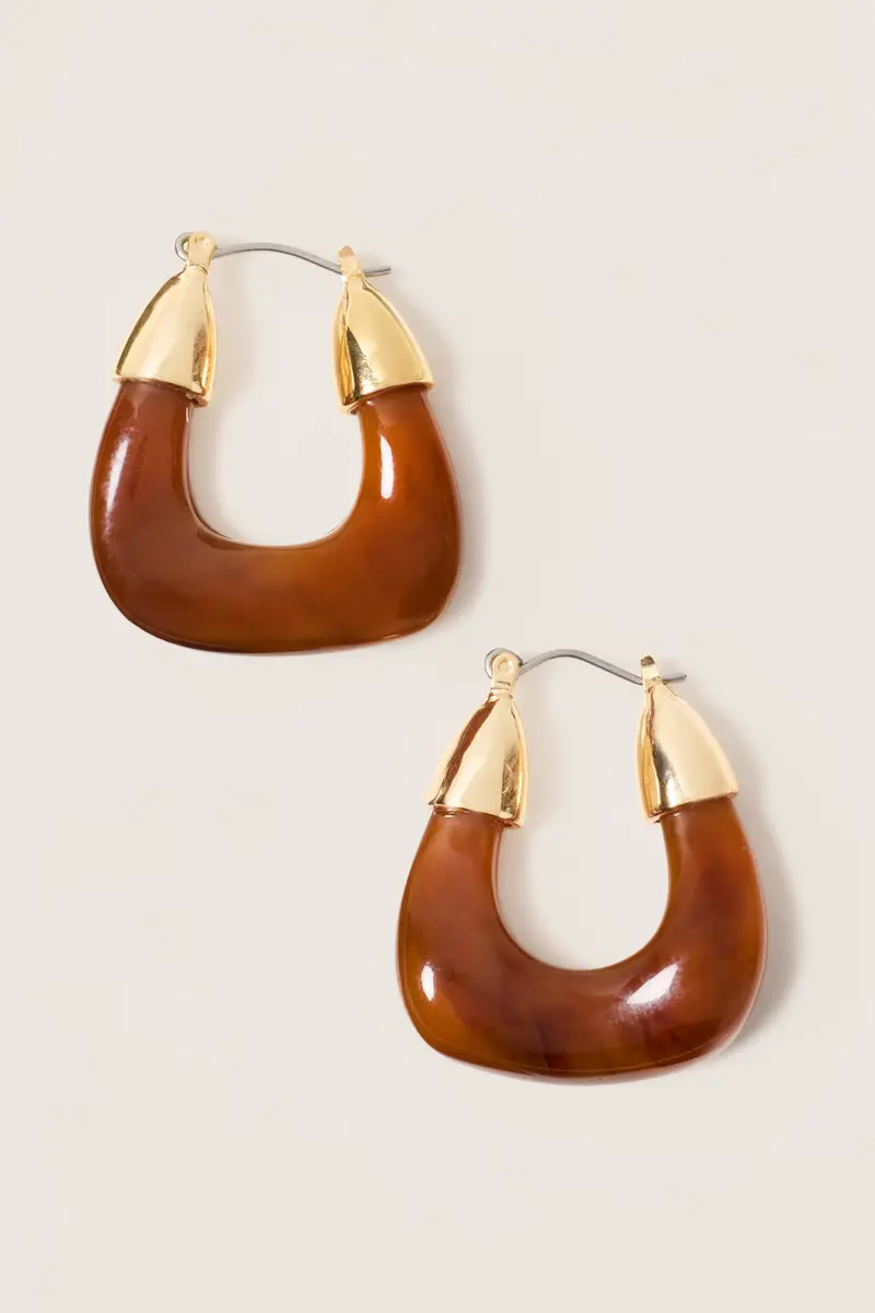 Women's Becca Resin Hoop 1