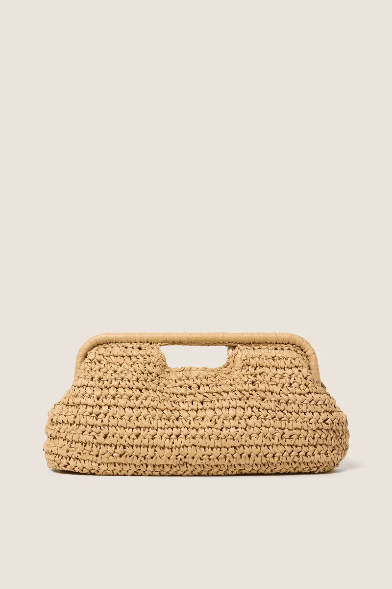 Women's Beckett Raffia Clutch Bag 1