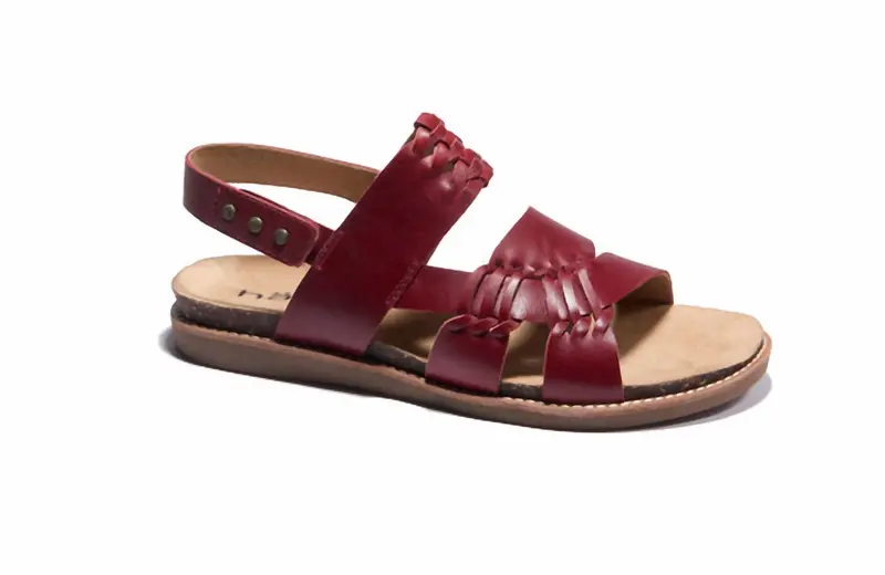 Women's Bella Sandals In Dark Red 1