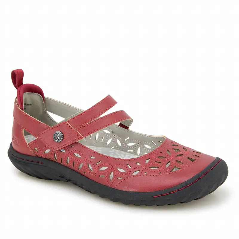 Women's Bellerose Encore Mary Jane Flat In Red 1