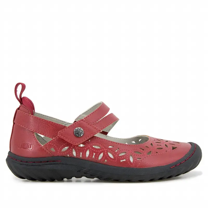 Women's Bellerose Encore Mary Jane Flat In Red 2
